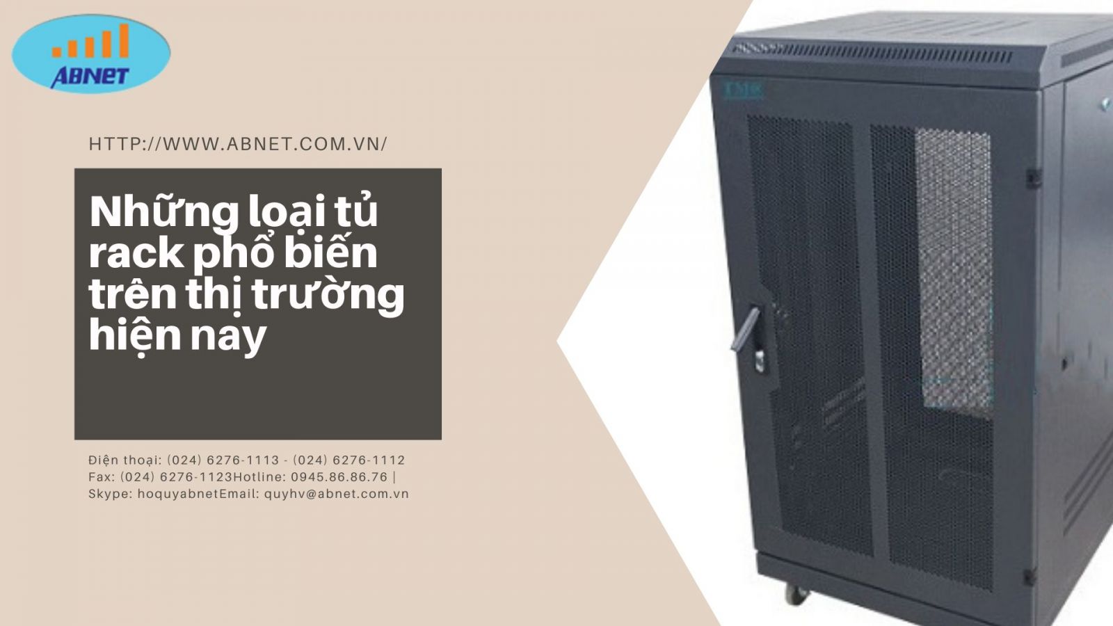 Tủ rack phổ biến trên thị trường